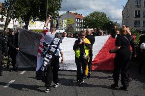 CSD In Dortmund And Counter CSD Demo From Right Wing Groups