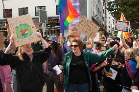 CSD In Dortmund And Counter CSD Demo From Right Wing Groups