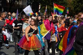 CSD In Dortmund And Counter CSD Demo From Right Wing Groups