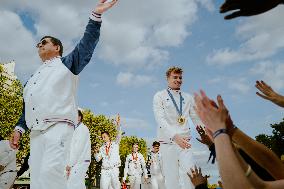 Parade Of French Athletes - Paris