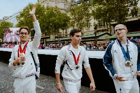 Parade Of French Athletes - Paris