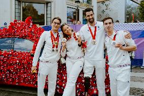 Parade Of French Athletes - Paris