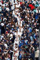 Parade Of French Athletes From Arc de Triomphe - Paris