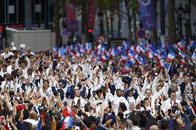 Parade Of French Athletes - Paris