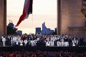 Parade Of French Athletes - Podium - Paris