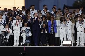 Parade Of French Athletes - Podium - Paris