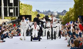 Parade for French Olympic and Paralympic athletes