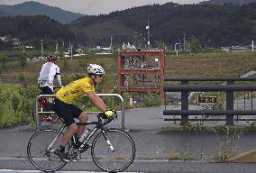 Cycling event in tsunami-hit region