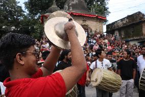 First Day Of Eight Day Long Festival Of Indrajatra.