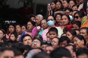 First Day Of Eight Day Long Festival Of Indrajatra.