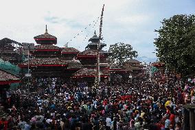 First Day Of Eight Day Long Festival Of Indrajatra.