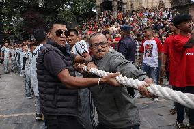 First Day Of Eight Day Long Festival Of Indrajatra.