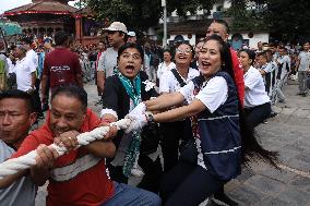 First Day Of Eight Day Long Festival Of Indrajatra.