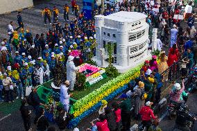 Decorative Vehicle Parade Welcomes Bandung City's Anniversary