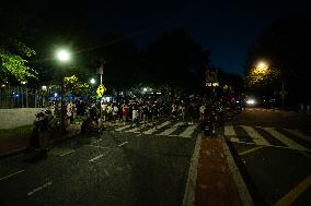 Gaza Protests At The Embassy Of Israel On The War In Gaza And The Killing Of People