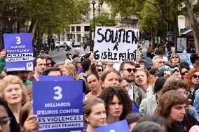 Demonstration In Support Of Gisele Pelicot - Paris