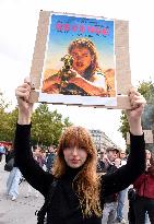 Demonstration In Support Of Gisele Pelicot - Paris