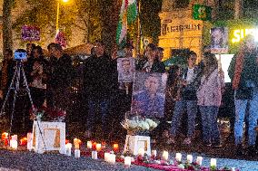 Memorial For Second Anniversary Of Mahsa Amini Death In Cologne