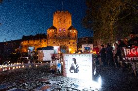 Memorial For Second Anniversary Of Mahsa Amini Death In Cologne