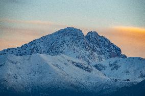 Summer Snowfall Over Gran Sasso D’Italia