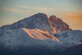 Summer Snowfall Over Gran Sasso D’Italia