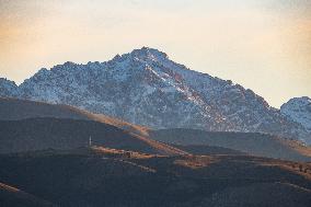 Summer Snowfall Over Gran Sasso D’Italia