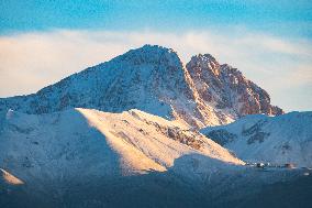 Summer Snowfall Over Gran Sasso D’Italia