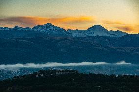 Summer Snowfall Over Gran Sasso D’Italia