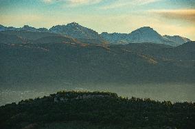 Summer Snowfall Over Gran Sasso D’Italia