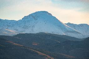 Summer Snowfall Over Gran Sasso D’Italia