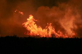 A Fire at A Wood Processing Plant in Yuncheng