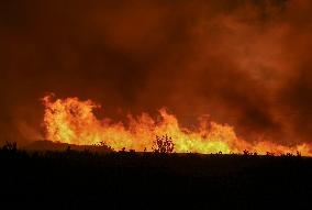 A Fire at A Wood Processing Plant in Yuncheng