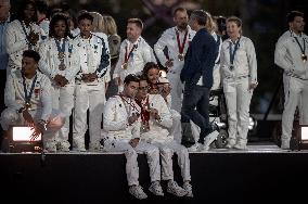 Parade Of French Athletes - Podium - Paris