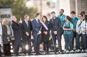 Parade Of French Athletes - Podium - Paris