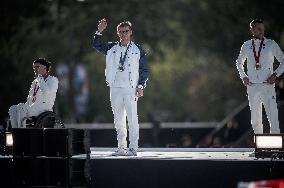 Parade Of French Athletes - Podium - Paris