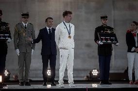 Parade Of French Athletes - Podium - Paris