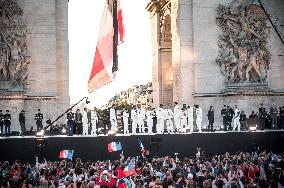 Parade Of French Athletes - Podium - Paris