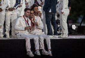 Parade Of French Athletes - Podium - Paris