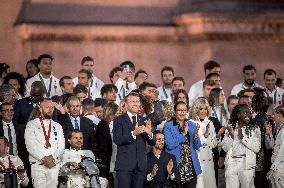 Parade Of French Athletes - Podium - Paris