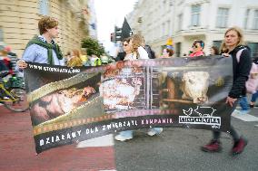 Rally For Animal Rights In Warsaw