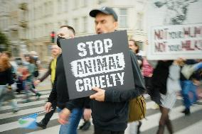 Rally For Animal Rights In Warsaw