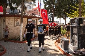 Funeral of Turkish-American Activist Killed in Israel - Turkey