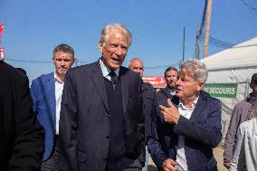 Dominique de Villepin At The Fete de l'Humanite - Bretigny