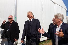 Dominique de Villepin At The Fete de l'Humanite - Bretigny