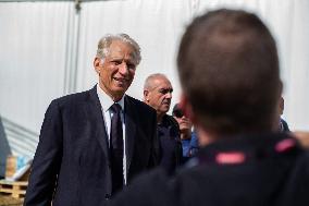 Dominique de Villepin At The Fete de l'Humanite - Bretigny