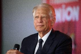 Dominique de Villepin At The Fete de l'Humanite - Bretigny