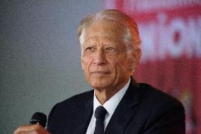 Dominique de Villepin At The Fete de l'Humanite - Bretigny