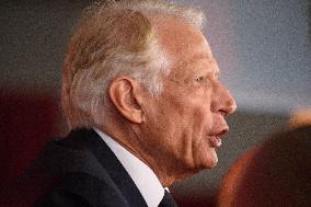 Dominique de Villepin At The Fete de l'Humanite - Bretigny