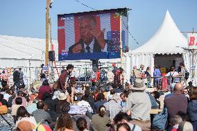 Dominique de Villepin At The Fete de l'Humanite - Bretigny