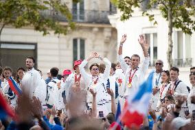 Parade Of French Athletes - Paris